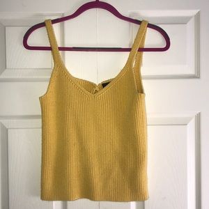 Beautiful Ralph Lauren yellow knit tank